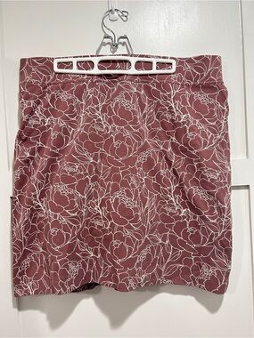 Duluth Trading Womens Skirt with built in shorts Size Large Cotton Spandex